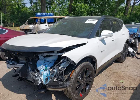 2024 Chevrolet Blazer Awd Rs из США, поврежденный, VIN 3GNKBKRS6RS188345
